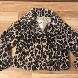 Abercrombie & Fitch kids Animal Print Jacket girls 10/12